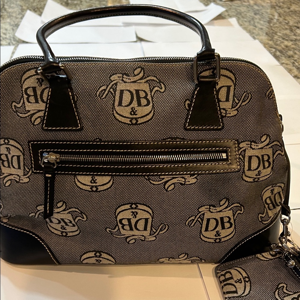 Black and Gray Women's Handbag